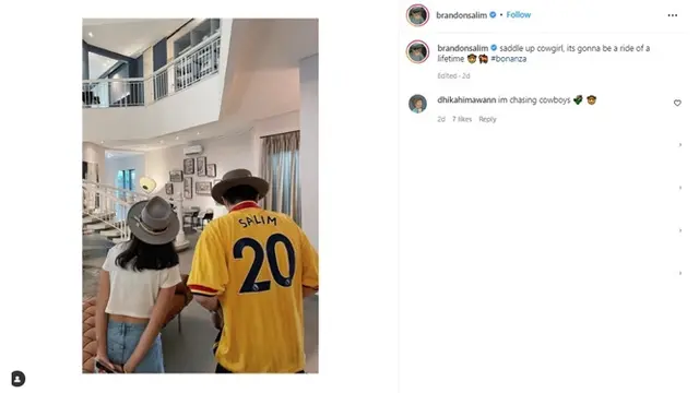 7 Potret Dhika Himawan, Wanita yang Dikabarkan Kekasih Brandon Salim