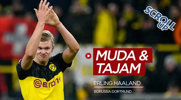 Berita video Scroll Up kali ini membahas pemain baru Borussia Dortmund, Erling Haaland yang menjadi man of the match setelah membobol gawang PSG dengan skor 2-1.https://www.bola.com/dashboard/articles/create?type=VideoGallery#