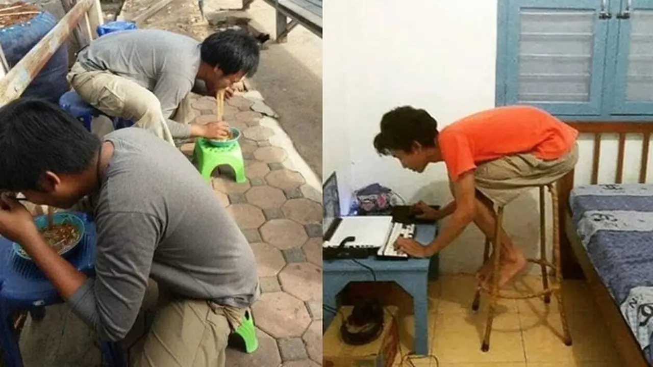 6 Posisi Orang Duduk Ini Nyeleneh Banget, Persulit Diri