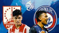 BRI Liga 1 - Ramadan Sananta, Persis Solo dan Dedik Setiawan, Arema FC (Bola.com/Adreanus Titus)