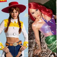 Busana halloween ala selebriti, dari Kendall Jenner hingga Cinta Laura.