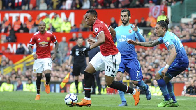 Anthony Martial. (AP/Rui Vieira)