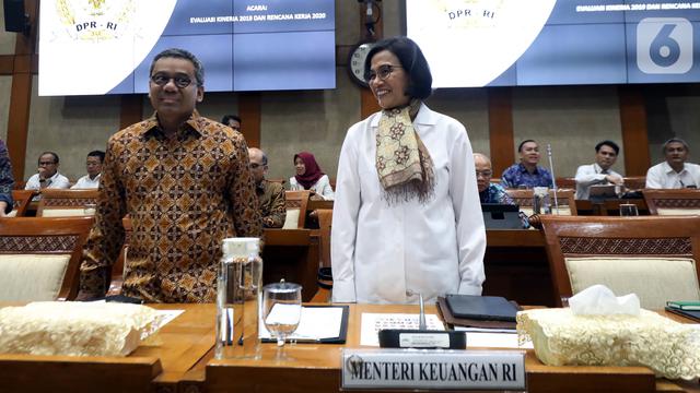 Rapat Perdana, Sri Mulyani - DPR Evaluasi Kinerja 2019 dan Rencana 2020