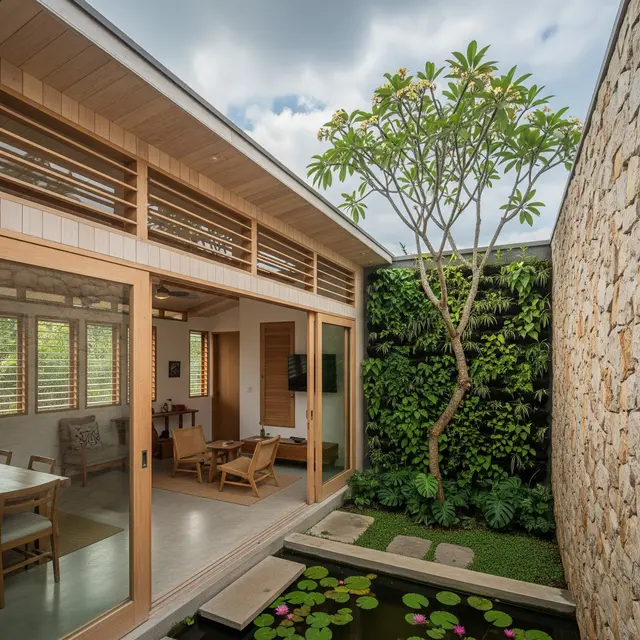 9 Inspirasi Rumah Kecil Hemat Energi dengan Ventilasi Alami, Desain Efisien Hunian Nyaman