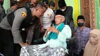 Negosiasi Kepolres Jombang dengan KH Mokhtar Pimpinan Ponpes Shiddiqiyyah (Istimewa)