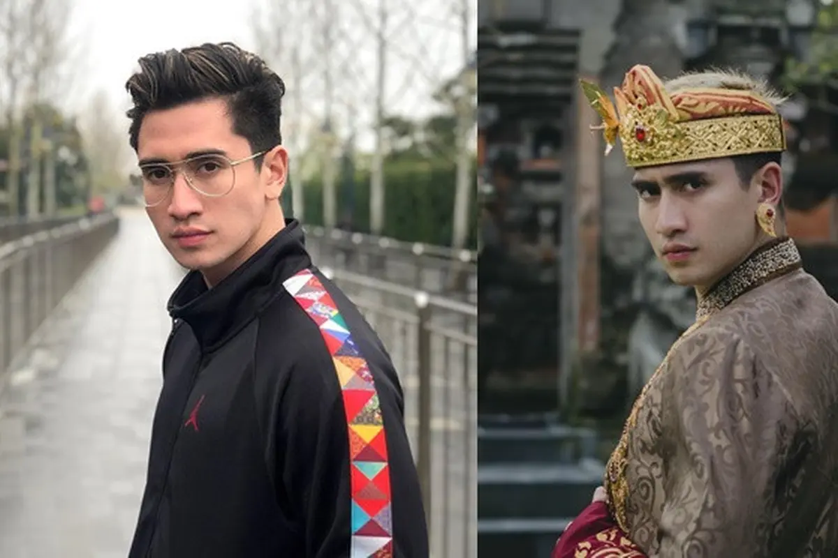 7 Potret Verrel Bramasta Pakai Baju Adat Bali, Makin Menawan