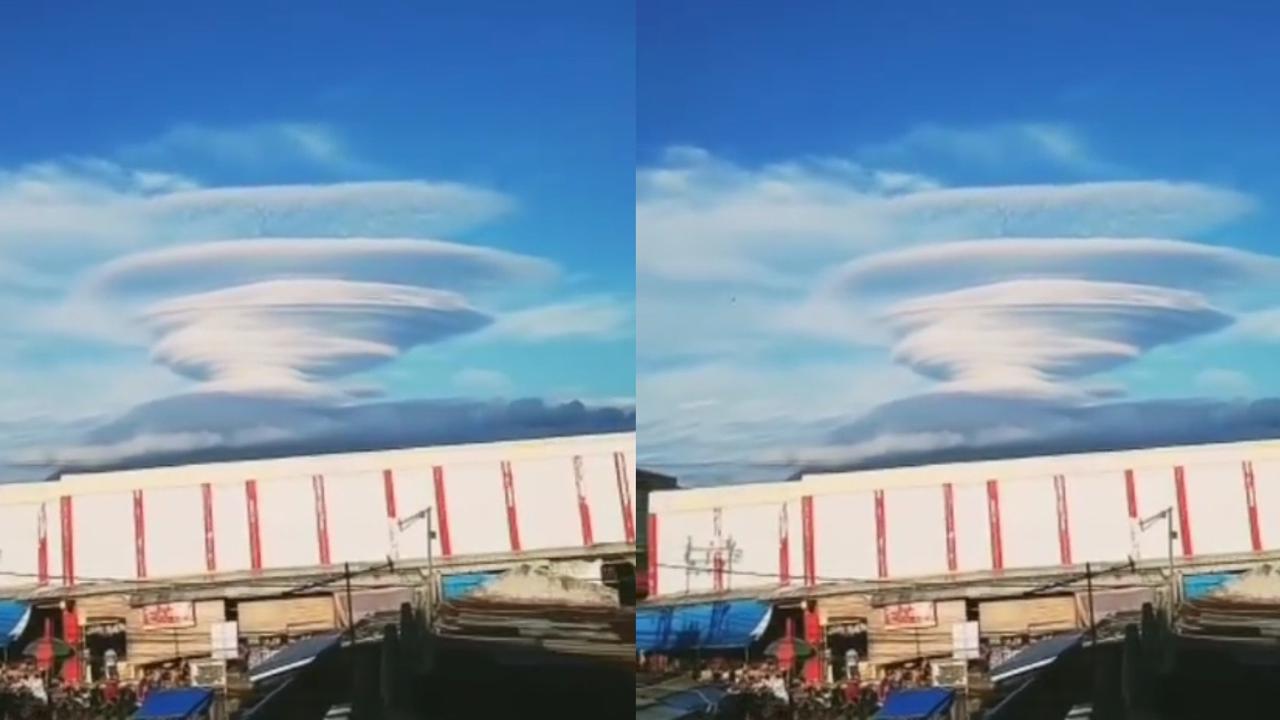 Awan Topi Raksasa Gunung Tanggamus