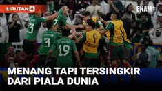 Meksiko dipastikan tersingkir dari Piala Dunia 2022 meski berhasil menang 2-1 atas Arab Saudi pada laga pamungkas Grup C hari Kamis dini hari WIB (1/12).