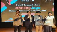 Konferensi Pers TikTok Bersama Kemenkominfo Berdayakan Mahasiswa #SalingJaga Melawan Hoaks dan Misinformasi Pilkada 2024. (Foto: Liputan6.com)