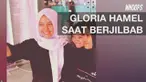 Gadis bertinggi badan 168 cm ini tampak cantik saat membagikan momen berhijab saat bersama teman-temannya.