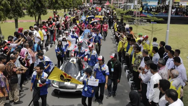 Kontes Mobil Hemat Energi (KMHE) 2018, yang digelar di Universitas Negeri Padang, mulai 27 November-1 Desember 2018.