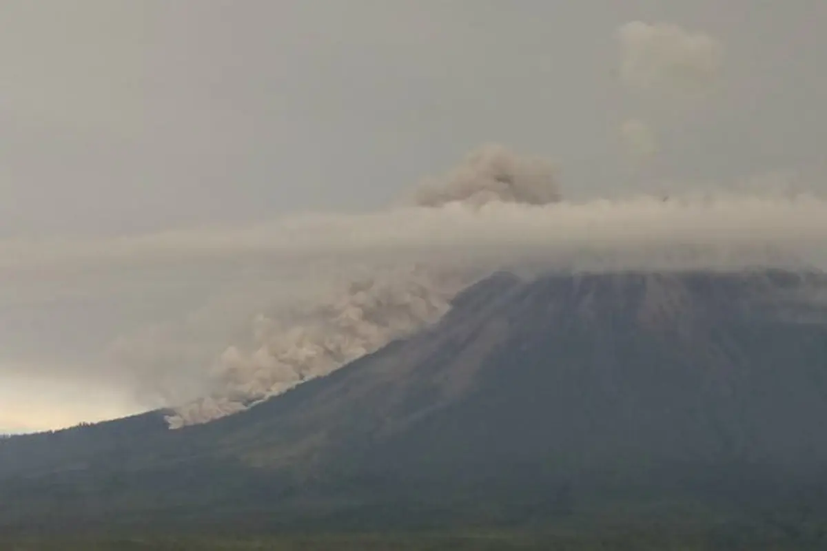 Waspada, Gunung Semeru Sedang lepas Energi