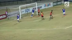 Timnas Timor Leste U-19 berhasil menahan imbang salah satu tim kuat Malaysia U-19 dengan 1 - 1.