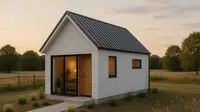 11 Inspirasi Desain Rumah Mungil Minimalis Modern di Pedesaan, Cocok untuk Hidup Tenang