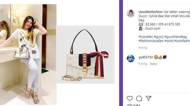 6 Koleksi Tas Mewah Via Vallen, Ada yang Ditaksir Ratusan Juta