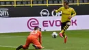 Sedangkan sang adik Thorgan Hazard sudah bermain untuk Borussia Dortmund sebanyak lima kali musim ini dan menyumbang satu gol. (Foto: AFP/Martin Meissner)