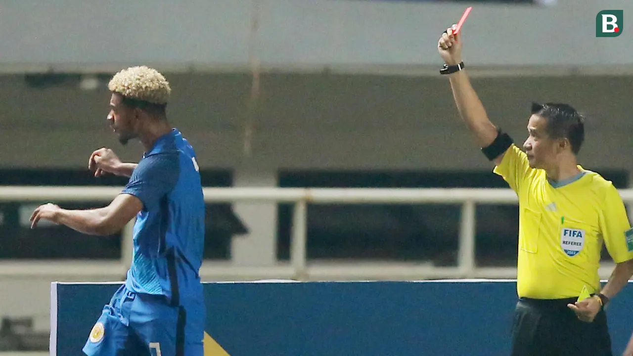 Foto: Melihat Permainan Kasar Curacao Saat Tumbang Dari Timnas Indonesia, 1 Kartu Merah