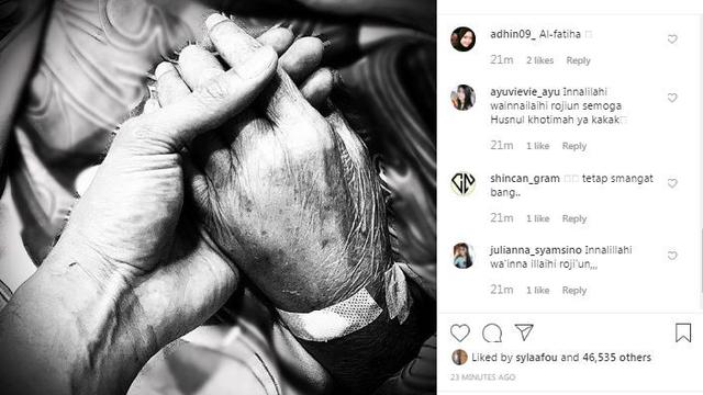 Unggahan Vino G. Bastian. (Foto: Instagram vinogbastian__)