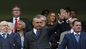 Vinnie Jones (tengah) mantan bintang Wimbledon yang kini sukses menjadi aktor Hollywwod. (AFP/Ian Kington)