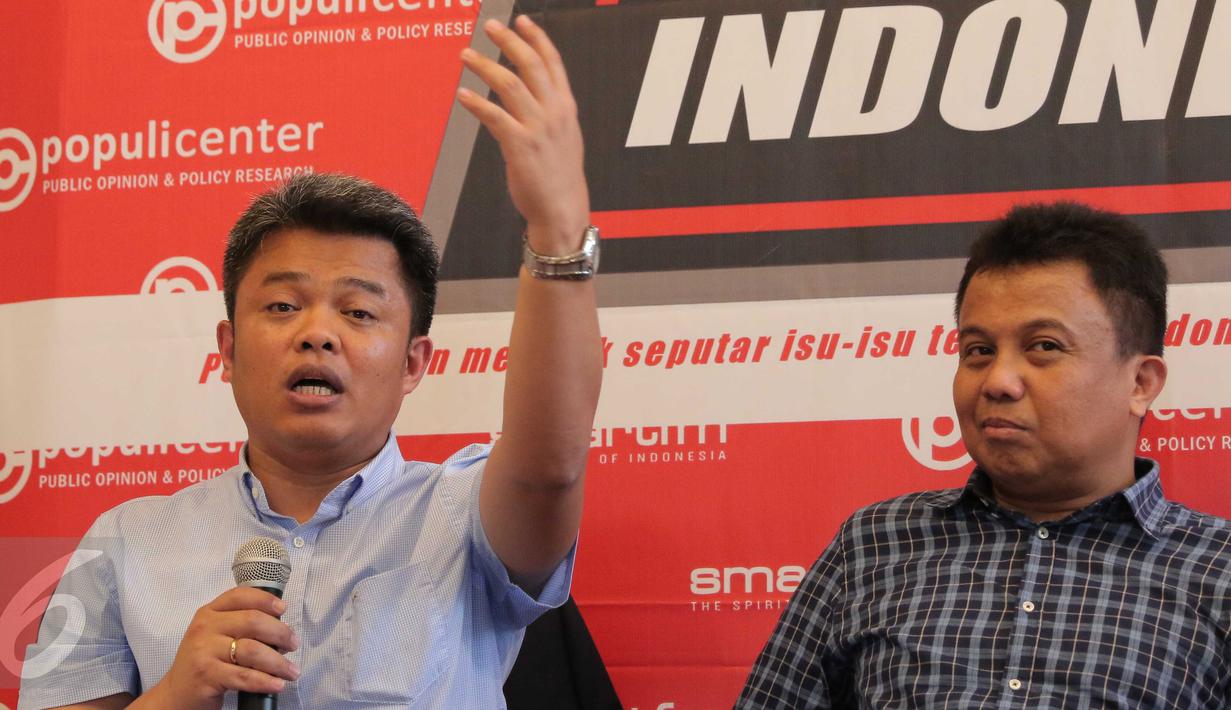 Ketua KPPU M. Syarkawi berbicara saat diskusi di Jakarta, (6/2). Jika banyak Investor yang hengkang maka akan berdampak buruk bagi perekonomian di Indonesia. (Liputan6.com/Angga Yuniar)