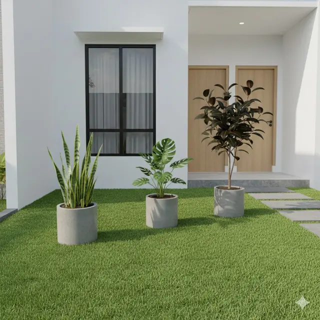 Taman Rumput Sintetis (Gemini AI)