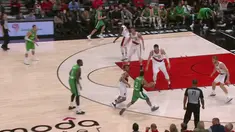 Jake Layman membuat 24 points untuk memimpin Trail Blazers mengalahkan Maccabi, 129-81.