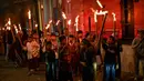 Pemerintah Indonesia menetapkan Hari Raya Idul Fitri 1446 Hijriah jatuh pada Senin 31 Maret 2025. (JUNI KRISWANTO/AFP)