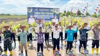Kanwil Ditjenpas Kalsel Cetak Sawah Rakyat Empat Hektare, Wujudkan Pembinaan Pertanian