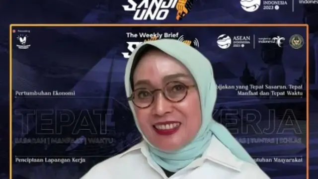 Deputi Bidang Kebijakan Strategis Kemenparekraf, Nia Niscaya, dalam The Weekly Brief with Sandi Uno