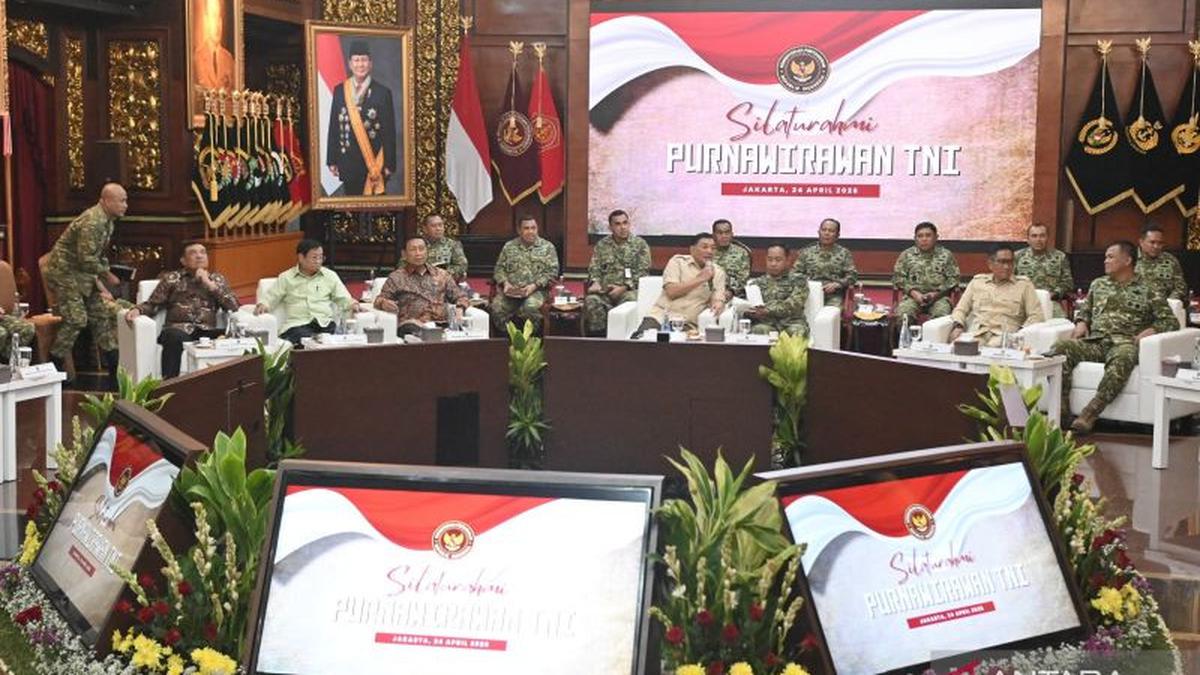 Bertemu Para Pensiunan Jenderal, Menhan Bongkar Alasan Minimnya Informasi Publik Soal Pertahanan