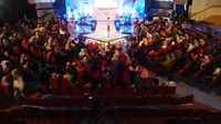 Pembicara sharing kepada ratusan mahasiswa di EGTC Surabaya 2017. Foto: (Dhimas Prasaja/Liputan6.com)