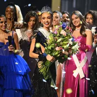 Miss Universe 2022 R'Bonney Gabriel dari Amerika Serikat. Foto: Instagram/missuniverse.