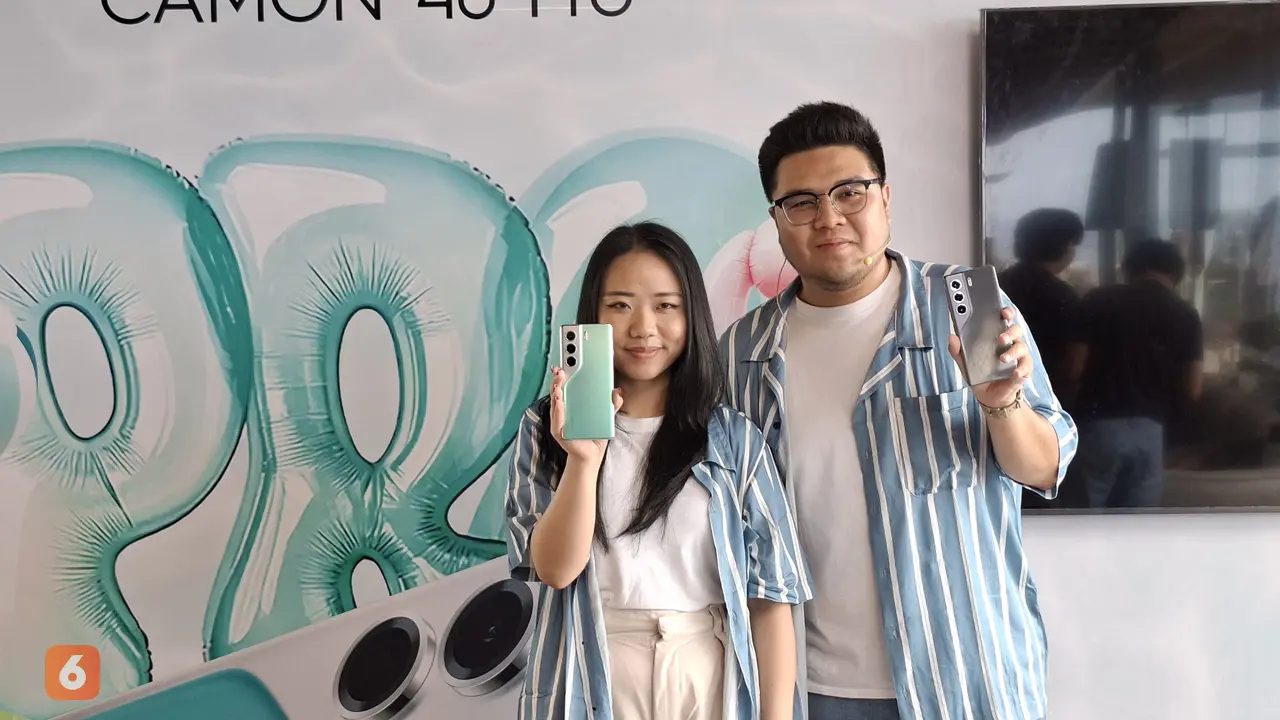 Acara Peluncuran Tecno Camon 40 Pro 5G. Liputan6.com/Reanthonio Oktovier Sinanu