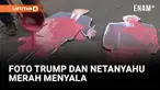 Puluhan orang berunjuk rasa di depan Konsulat Jenderal Amerika Serikat di São Paulo, Brazil pada Selasa (19/8). Mereka mengecam dukungan Presiden AS Donald Trump terhadap Israel dalam perang di Gaza, serta kebijakan tarif 50% untuk ekspor Brasil.