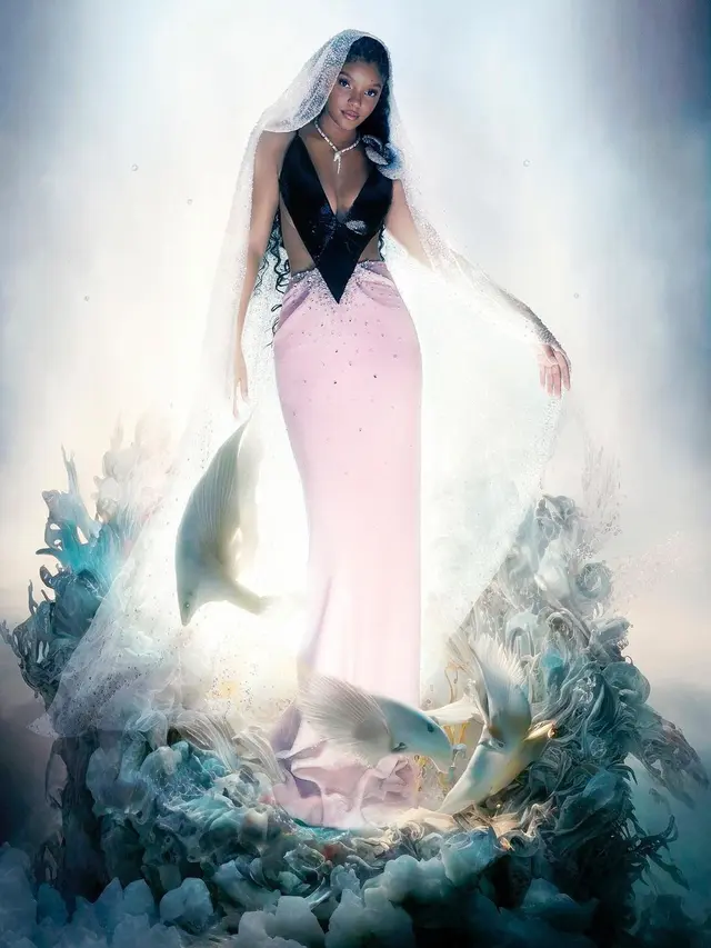 8 Pesona Halle Bailey dengan Aura Disney Princess Hingga Sukses Perankan Ariel di The Little Mermaid