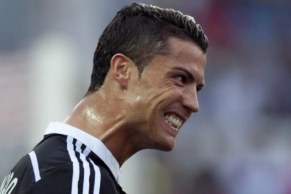 Ekspresi Ronaldo Usai Cetak Hattrick Lawan Sevilla
