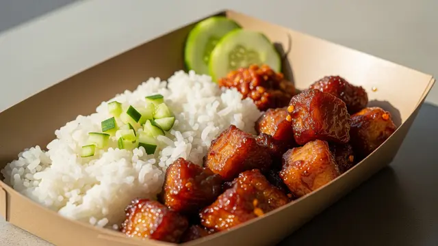 Nasi Uduk Orek Tempe Mini