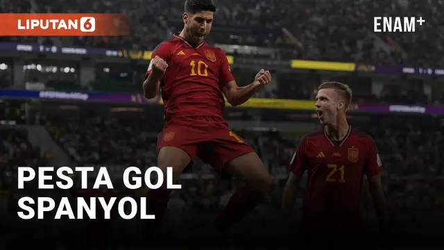 VIDEO: Spanyol Hancurkan Kosta Rika 7-0 di Piala Dunia 2022