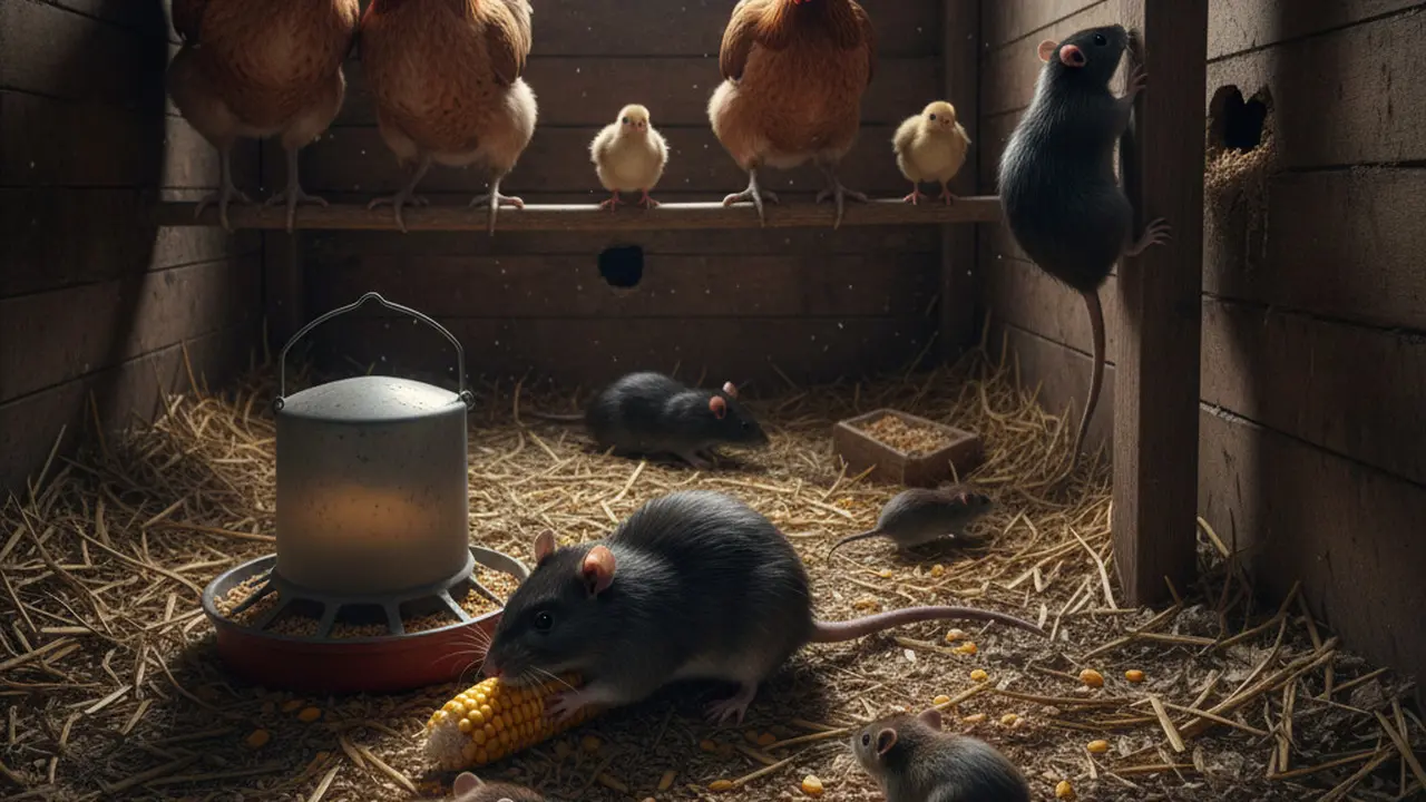 Tikus Masuk Area Kandang Ayam