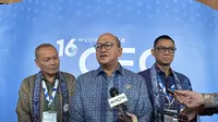 CEO BPI Danantara Rosan Roeslani saat menghadiri PLN CEO Forum, di ICE BSD, Tangerang Selatan, Rabu (26/11/2025). (Foto: Liputan6.com/Tira Santia)