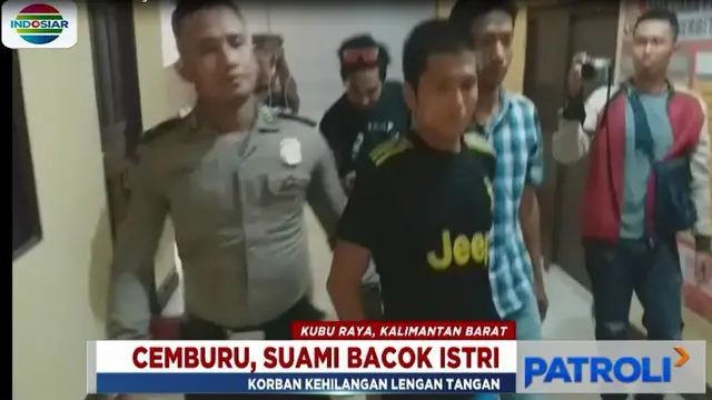 Suami Tebas Tangan Istri di Pontianak Lantaran Cemburu