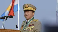 Panglima Angkatan Bersenjata Myanmar Min Aung Hlaing. (news.yahoo.com)