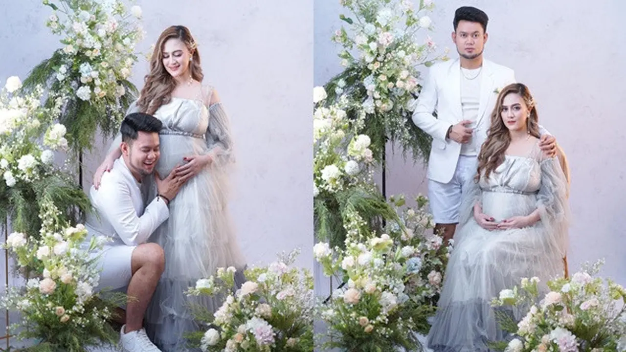 6 Gaya Maternity Shoot Irenne Ghea, Tampil Serasi dengan Noval KDI
