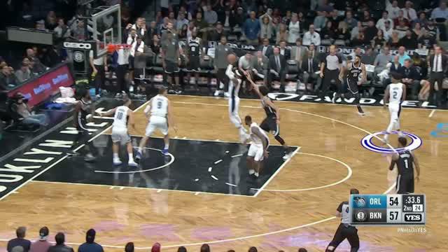 Berita video game recap NBA 2017-2018, Brooklyn Nets vs Orlando Magic dengan skor 126-121.