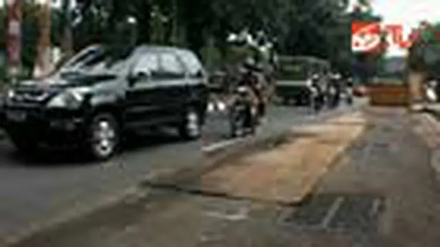 Gorong-gorong Ditutup, Pengendara Motor Khawatir