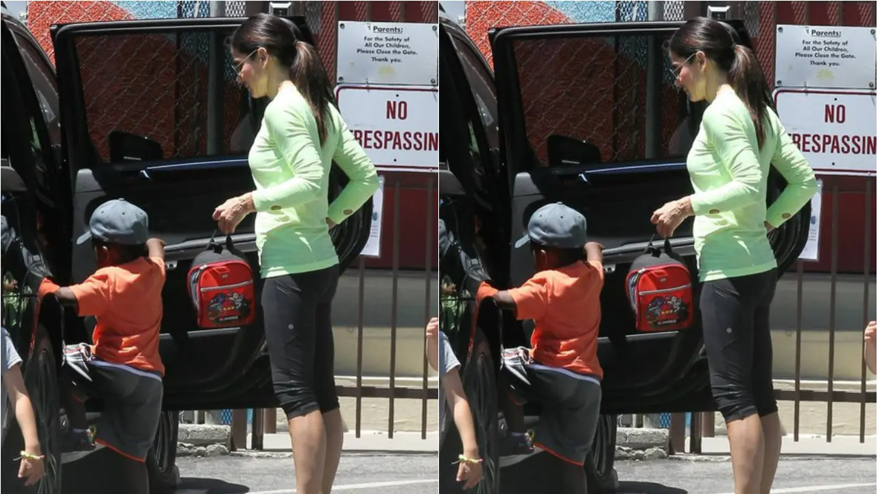 Antar Anak, Sandra Bullock Pilih Naik Mercy