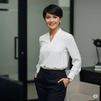 Model Rambut Wanita Dewasa agar Tampil Stylish di Kantor. Foto: Gemini