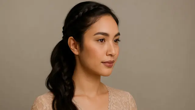 7 Model Rambut Ponytail Modern untuk Kondangan, Simpel tapi Elegan