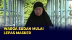 Sebagian Warga Terlihat Sudah Lepas Masker