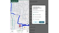 Cara cek ganjil genap lewat Google Maps. Credit: Screenshot dari Google Maps